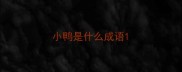 小鸭是什么成语