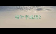 枝叶字成语