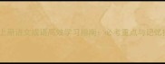 初二上册语文成语高效学习指南必考重点与记忆技巧