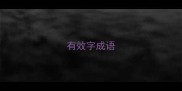 有效字成语